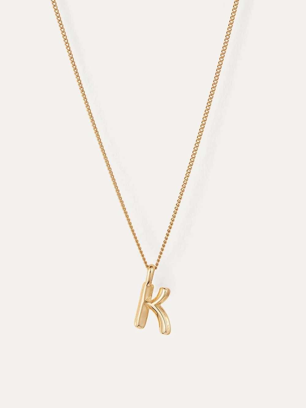 Jenny Bird Monogram Initial K Pendant Necklace